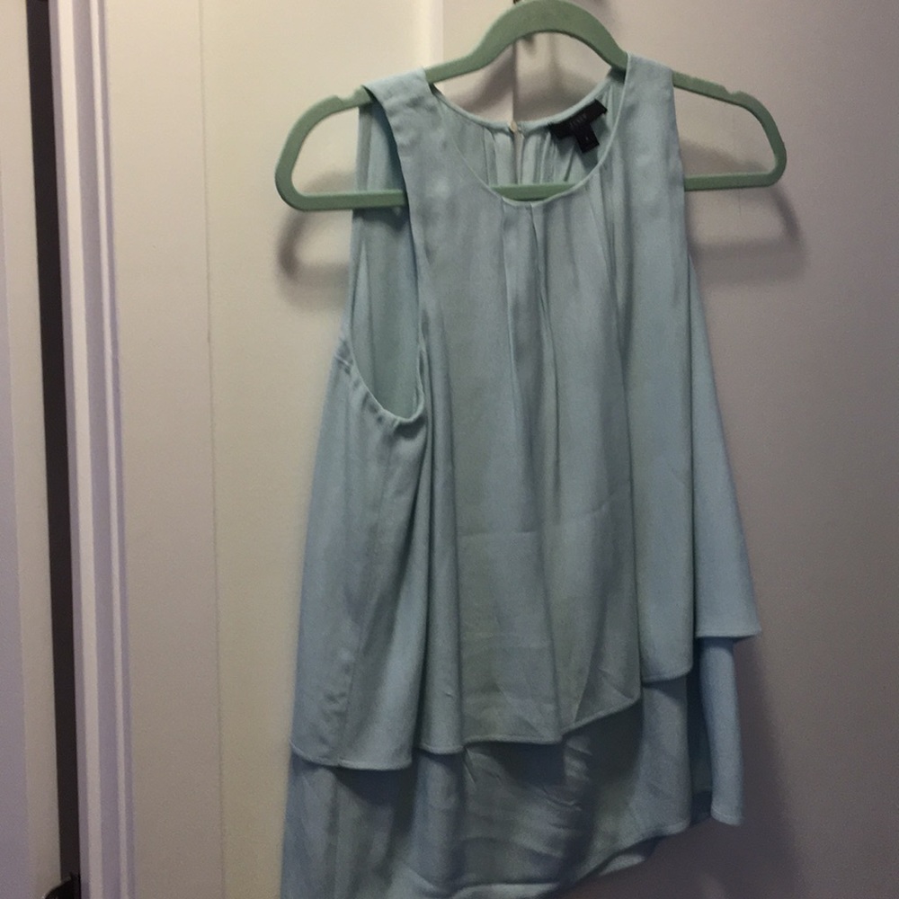 J crew sleeveless mint top